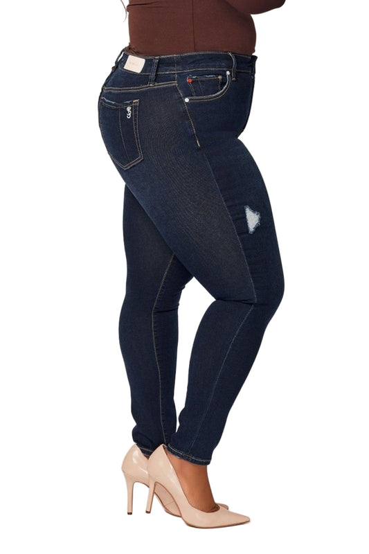 Denim high rise skinny in 31" inseam - Serenity