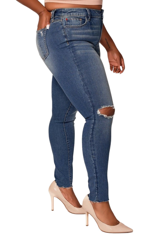 Denim High Rise Skinny in 31" Inseam - Juniper