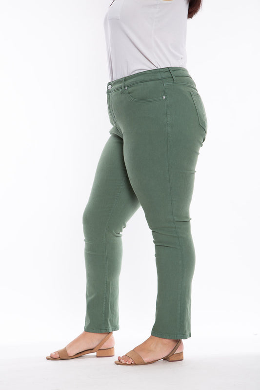 Color Mid Rise Slim - Myrtle