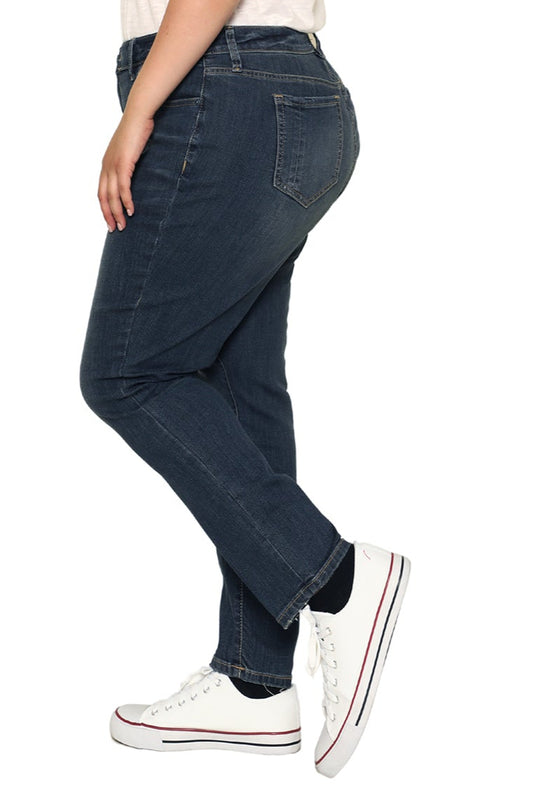 Denim High Rise Ankle Skinny in 28" inseam - Flora