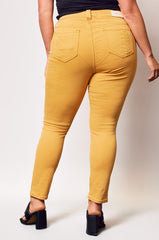 High Rise Ankle Skinny - Clementine