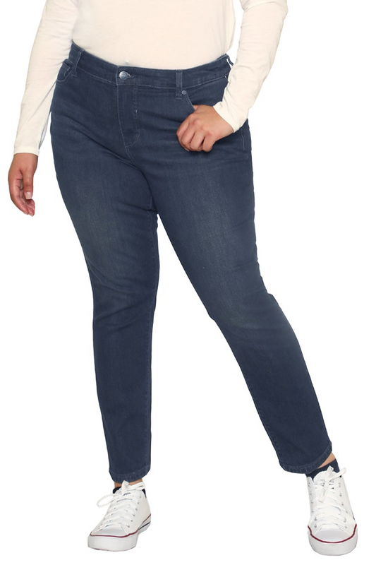 Denim High Rise Ankle Skinny in 28" inseam - Clover