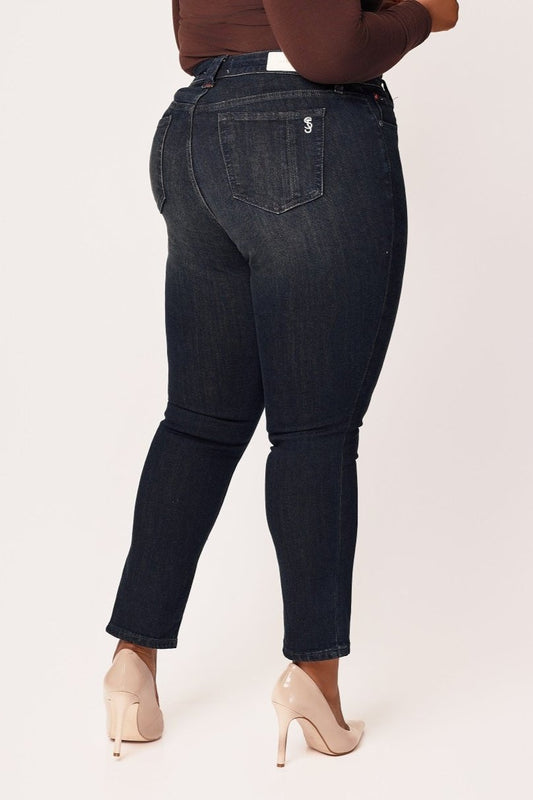 Denim high rise skinny in 28" inseam ankle length - Jasmine