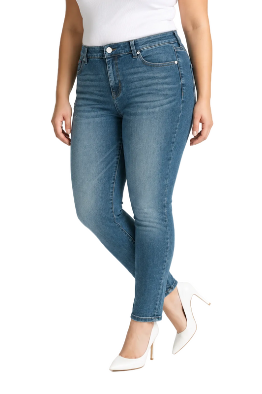 High Rise Ankle Skinny Jeans - Anouk