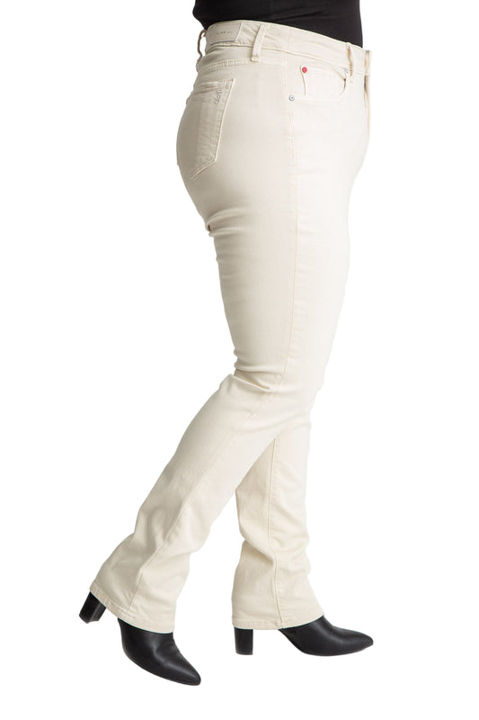 Color High Rise Straight in 32" Inseam - Beige