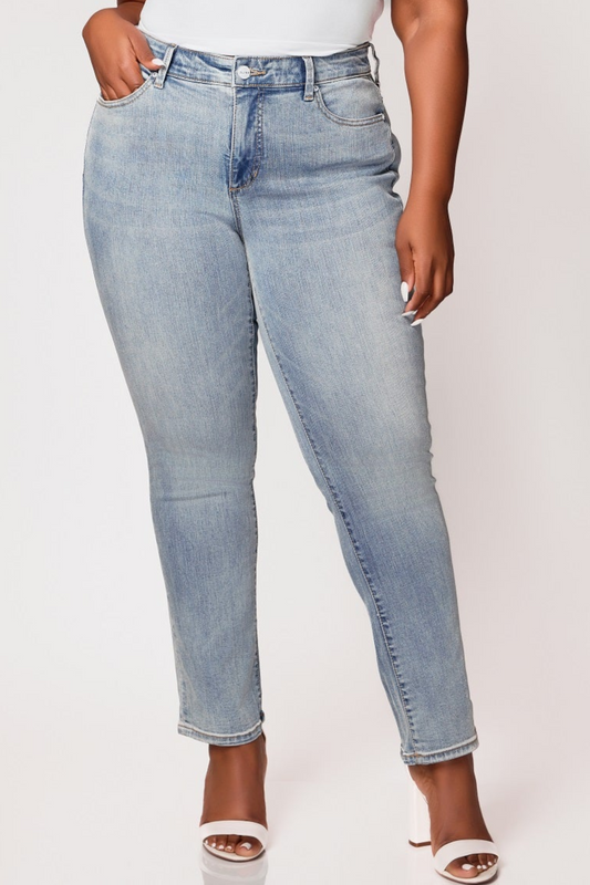 Denim High Rise Straight in 30" Inseam - Finley