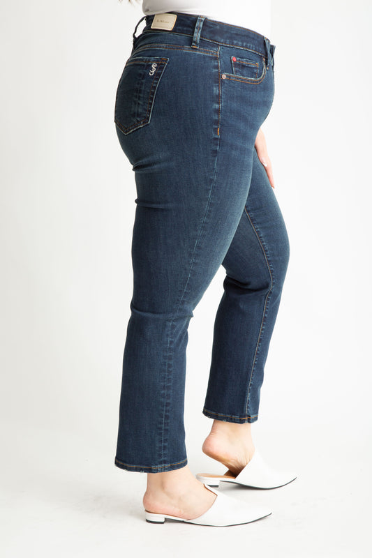 Denim High Rise Straight in 28" Inseam - Clara