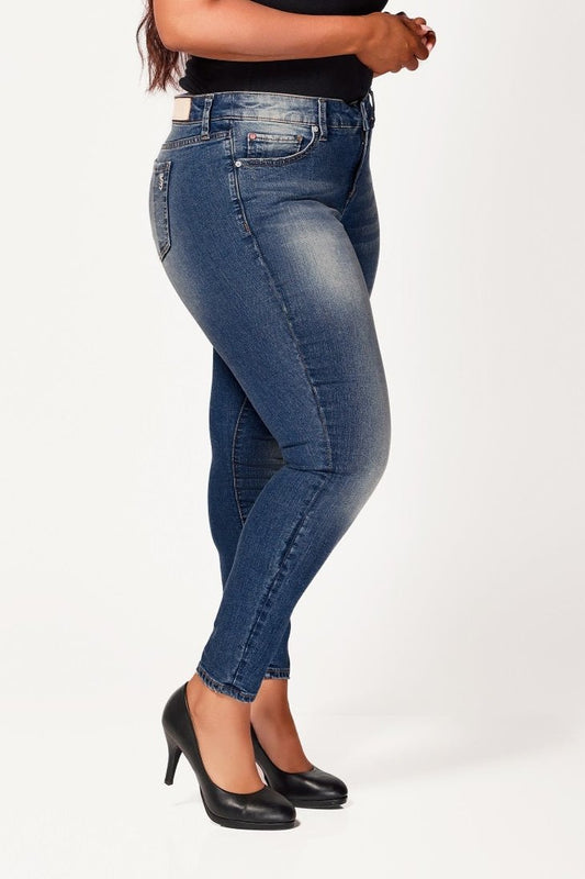 Denim mid rise ankle skinny in 29" inseam - Sienna
