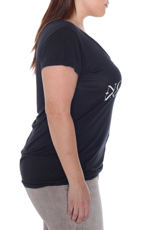 Noticeable Scoop Neck Tee - After Dark