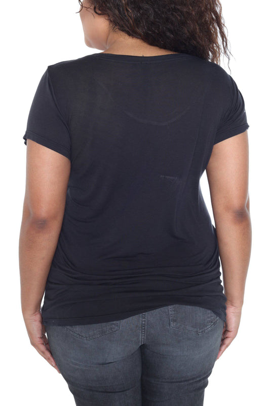 Sexy Scoop Neck Tee - After Dark