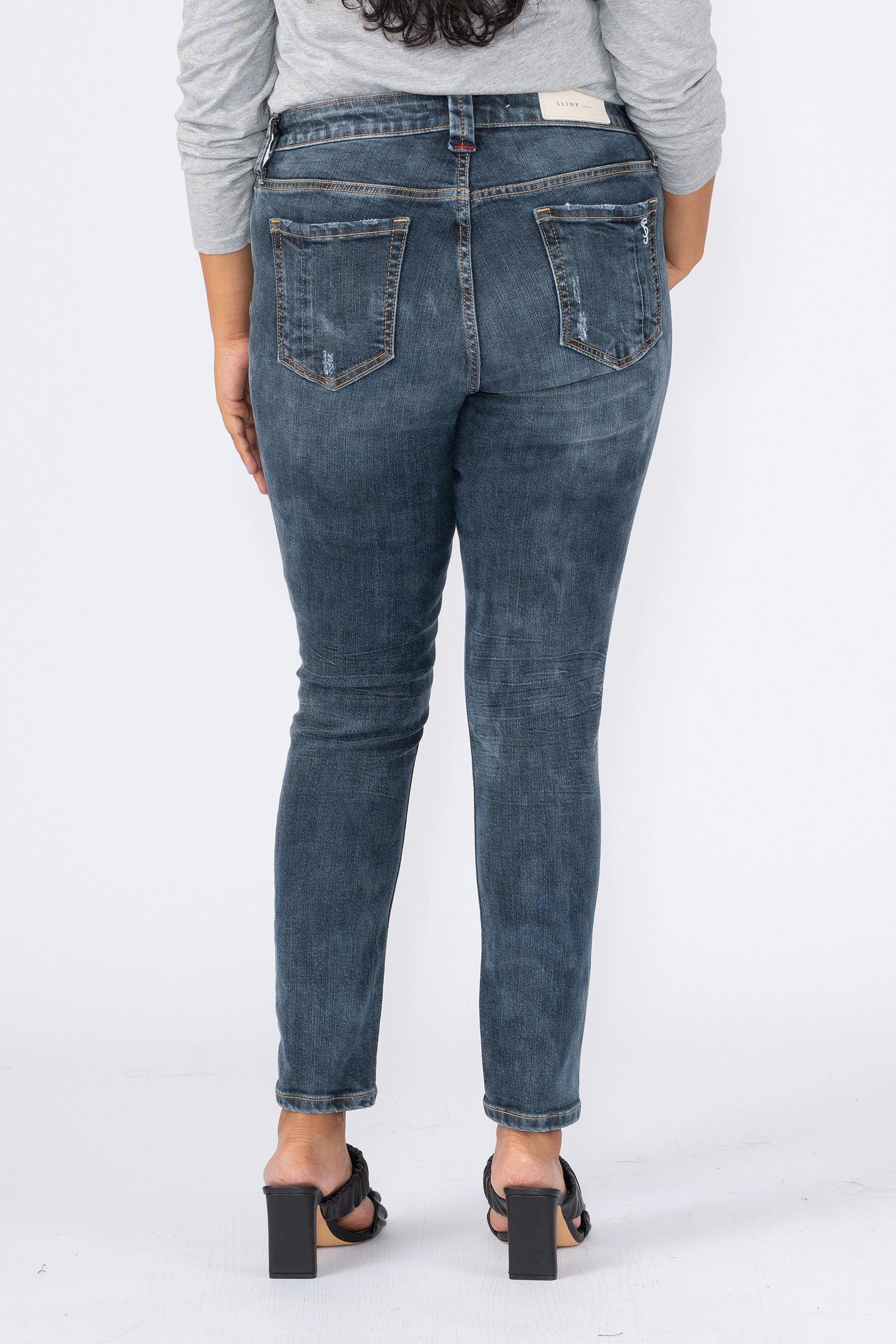 High Rise Ankle Skinny - Emory