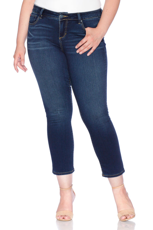 High Rise Straight Leg - AMBER - SLINK JEANS