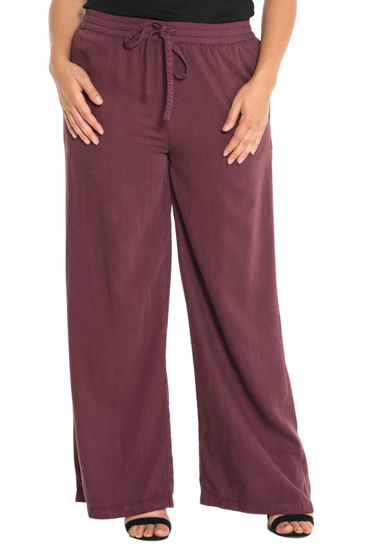 Palazzo Pant - DECADENT CHOCOLATE - SLINK JEANS