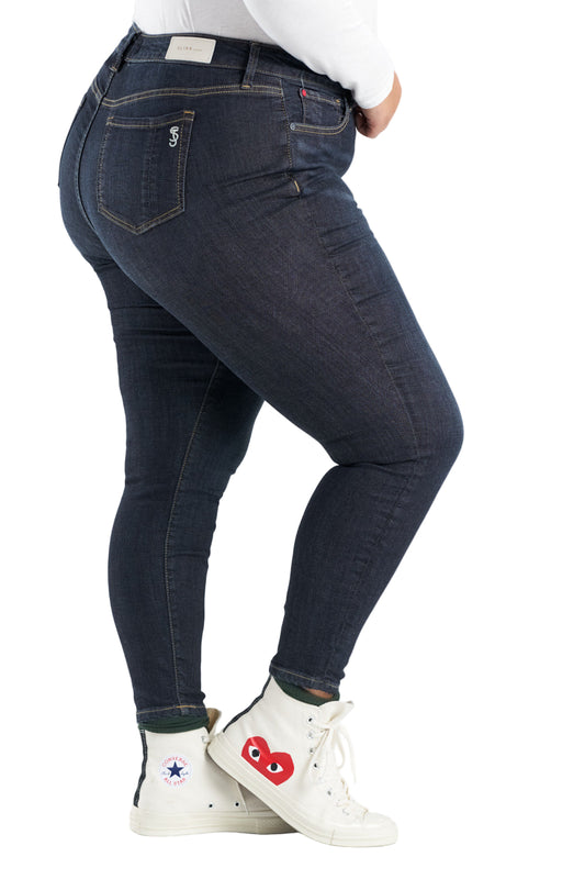 Denim High Rise Ankle Skinny in 28" inseam - Eliza
