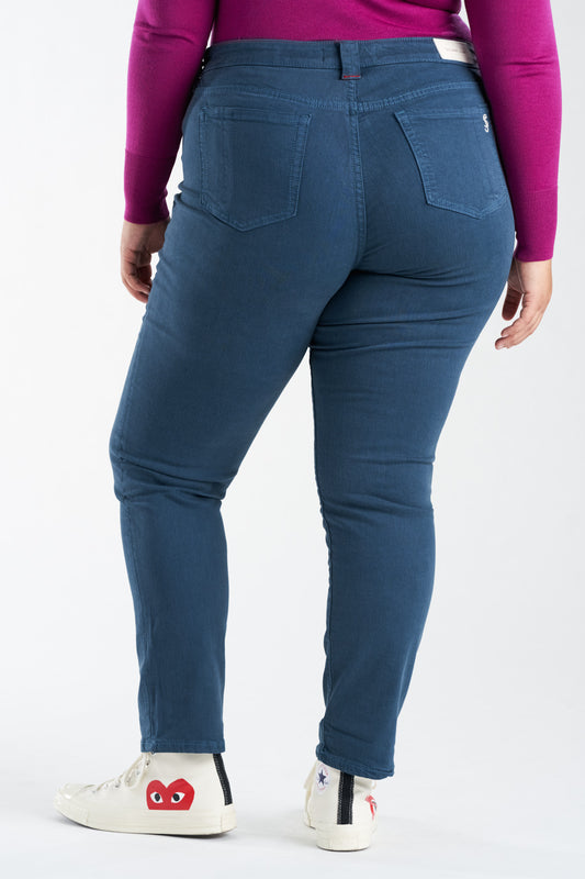 Color mid rise slim in 30" inseam - Hydro