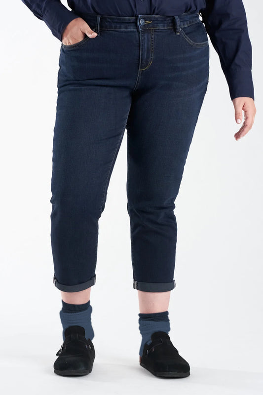 Denim Mid Rise Boyfriend rolled in 25.5" inseam - Summer