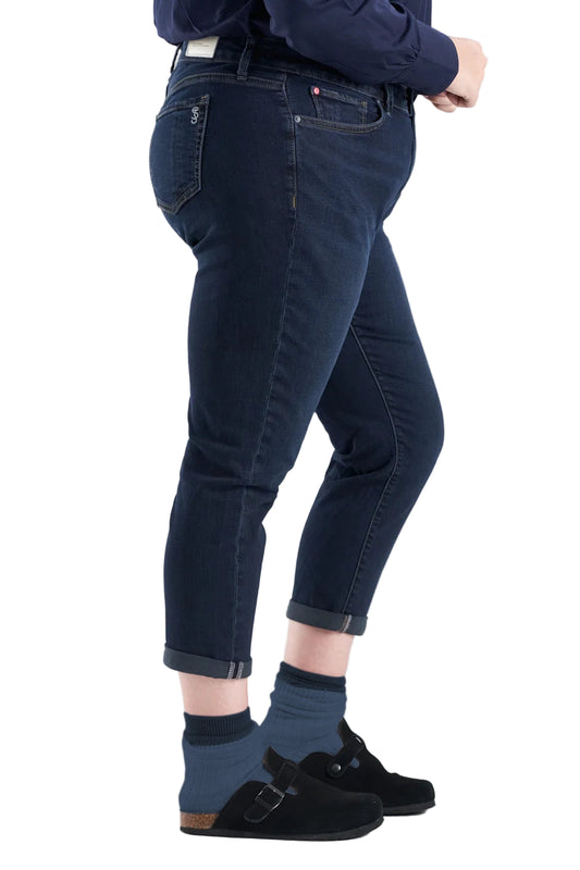 Denim Mid Rise Boyfriend rolled in 25.5" inseam - Summer