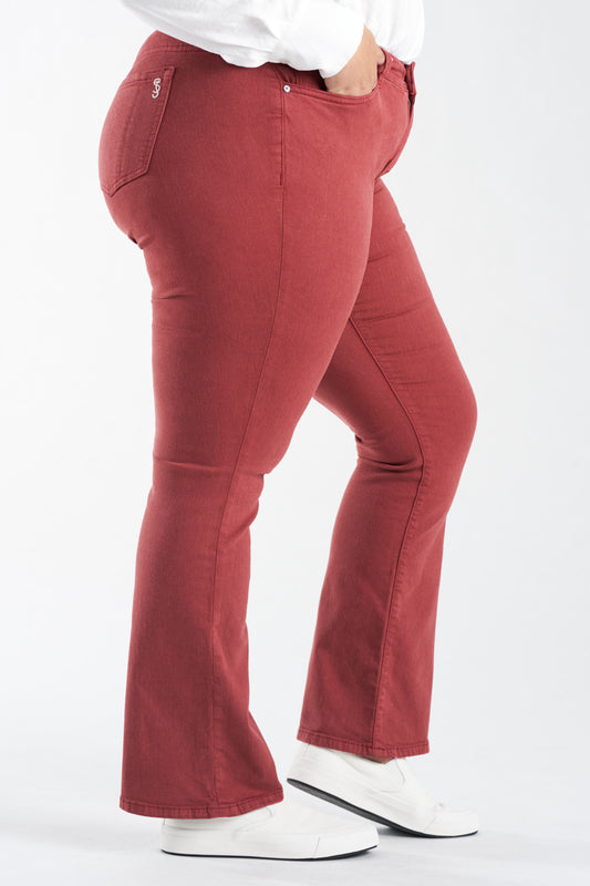 Color mid rise bootcut in 32" inseam - Mavis