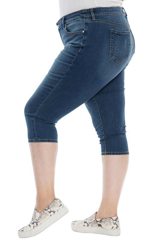 Mid Rise Crop - Palmer - SLINK JEANS