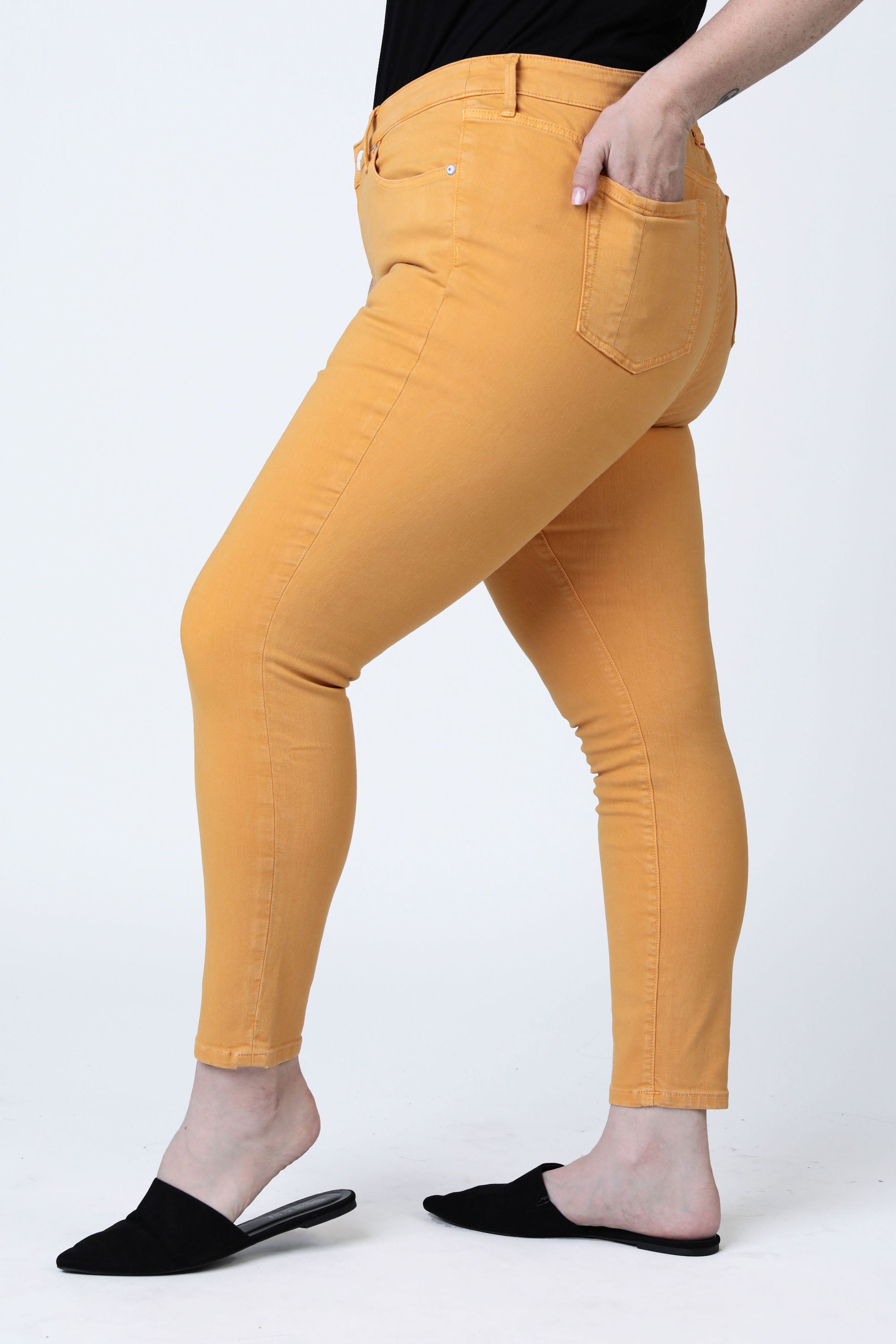 Mid Rise Jegging - Clementine - SLINK JEANS