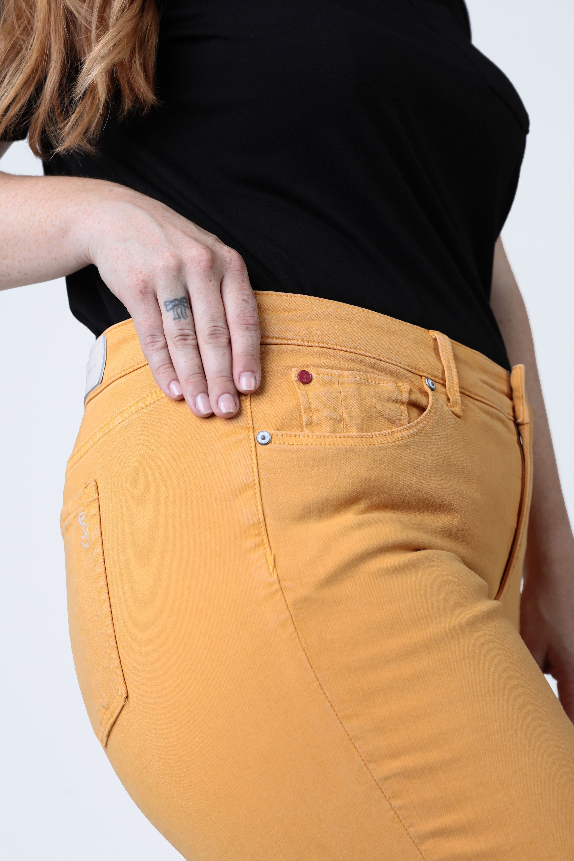 Mid Rise Jegging - Clementine - SLINK JEANS