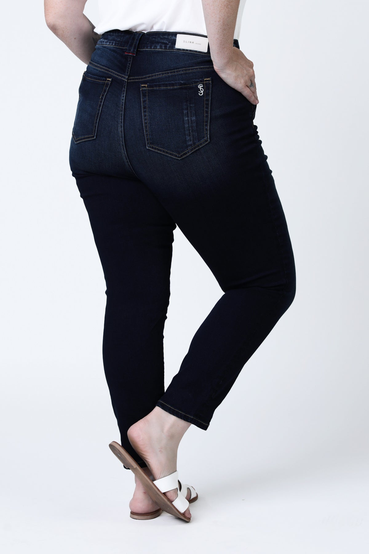 Lane Bryant Women's Plus Size 28 Black Skinny Jeans Genius Fit