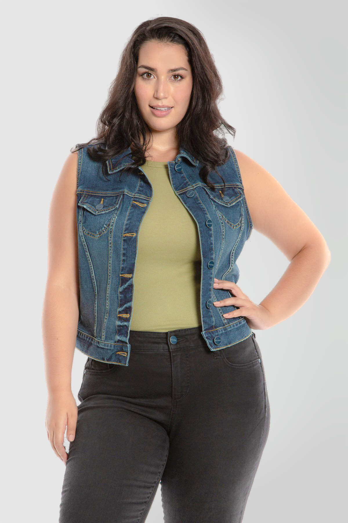 Denim Vest - Miranda - SLINK JEANS