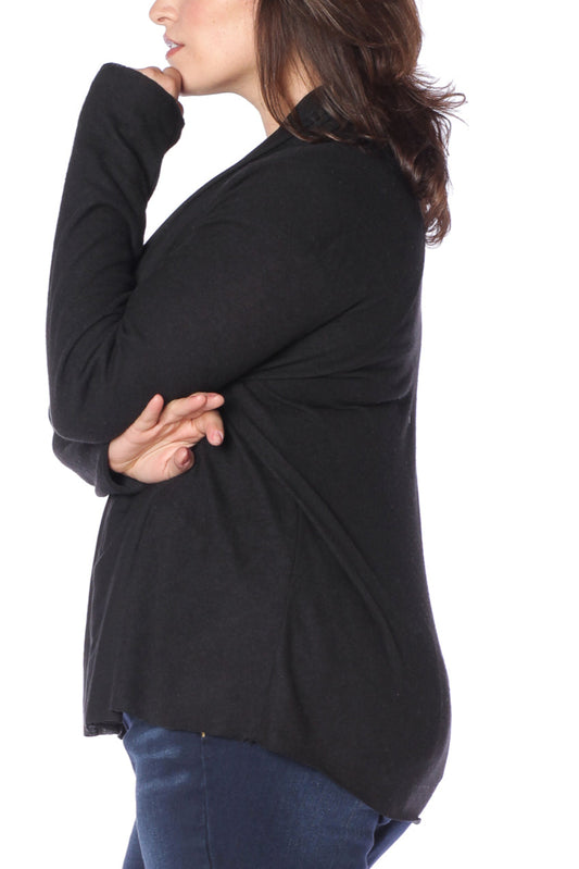 Draped Open Cardigan - SLINK JEANS
