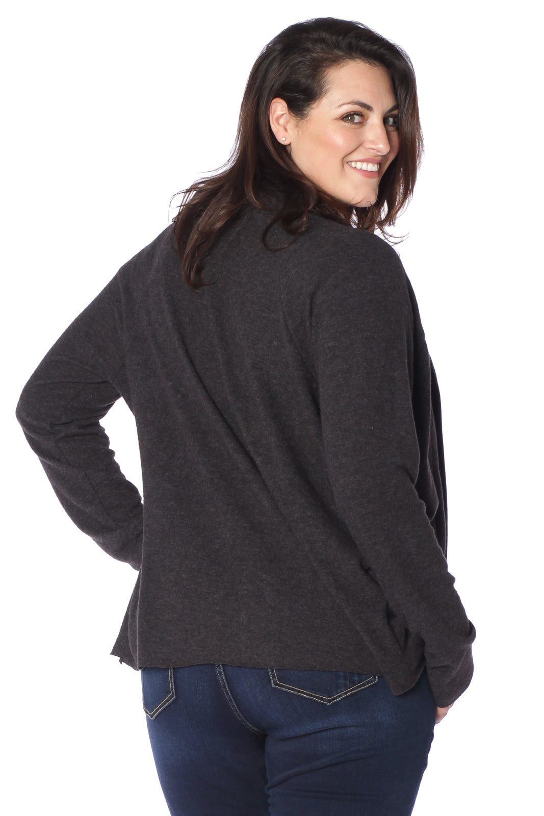 Draped Open Cardigan - SLINK JEANS