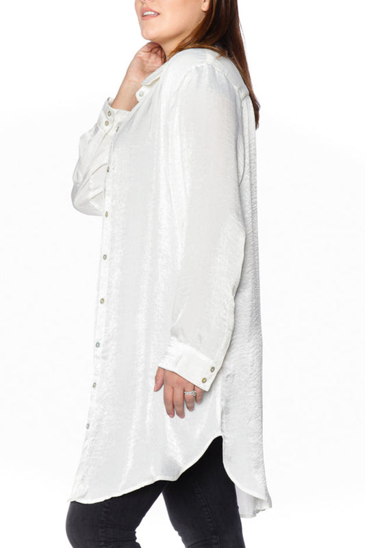 Silk Tunic - IVORY - SLINK JEANS