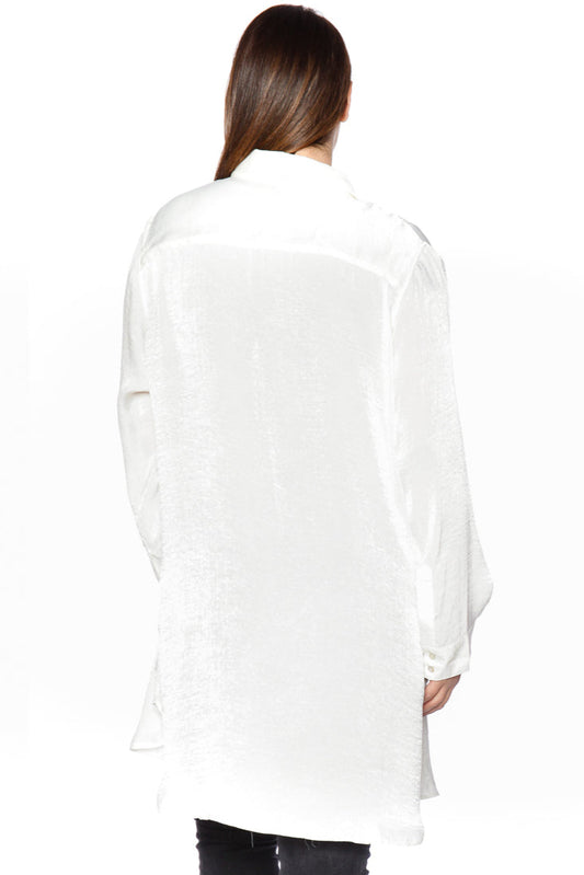 Silk Tunic - IVORY - SLINK JEANS