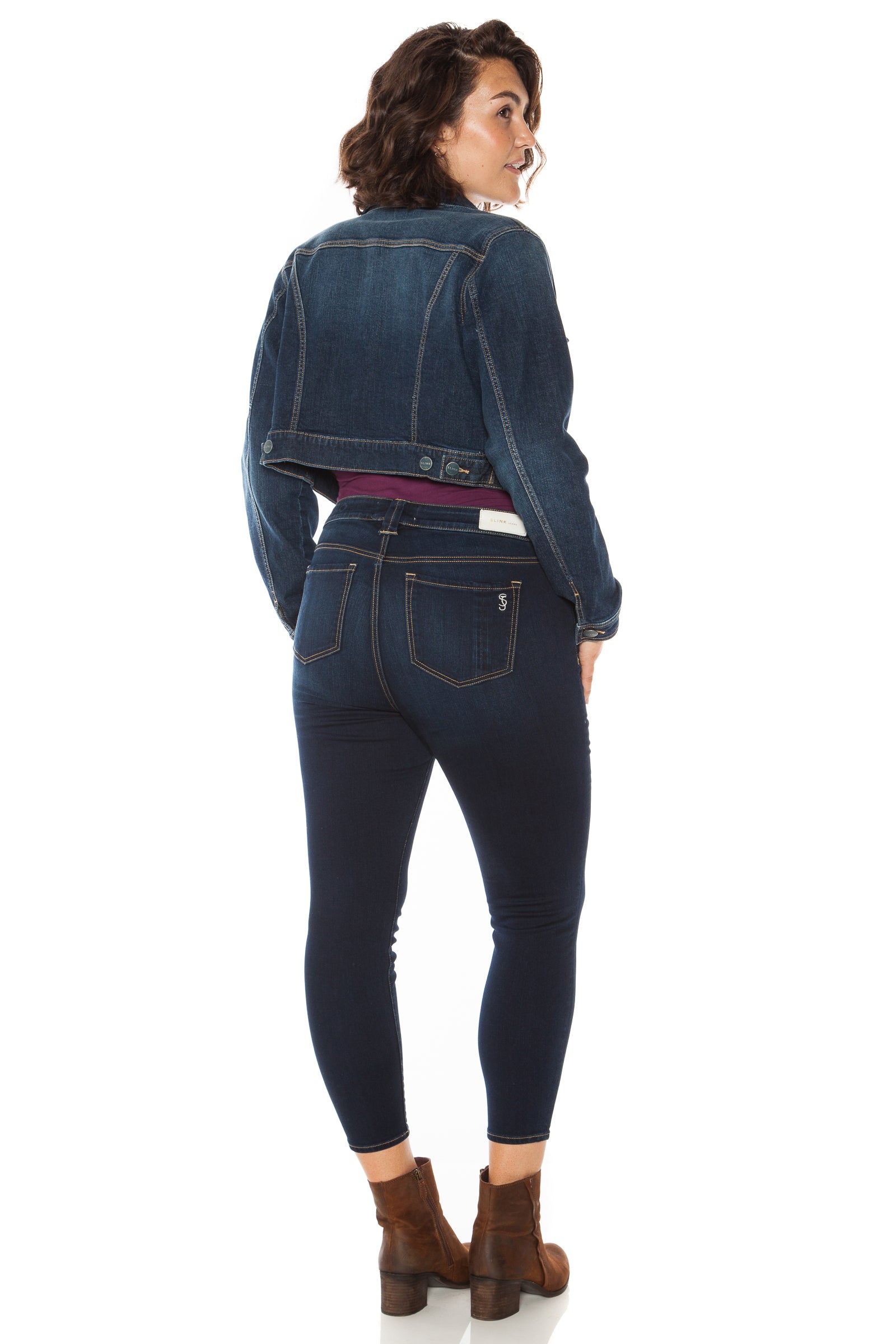 Long Sleeve Crop Jacket - SLINK JEANS