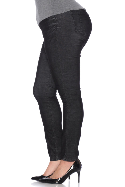 Corduroy Skinny - BLACK - SLINK JEANS