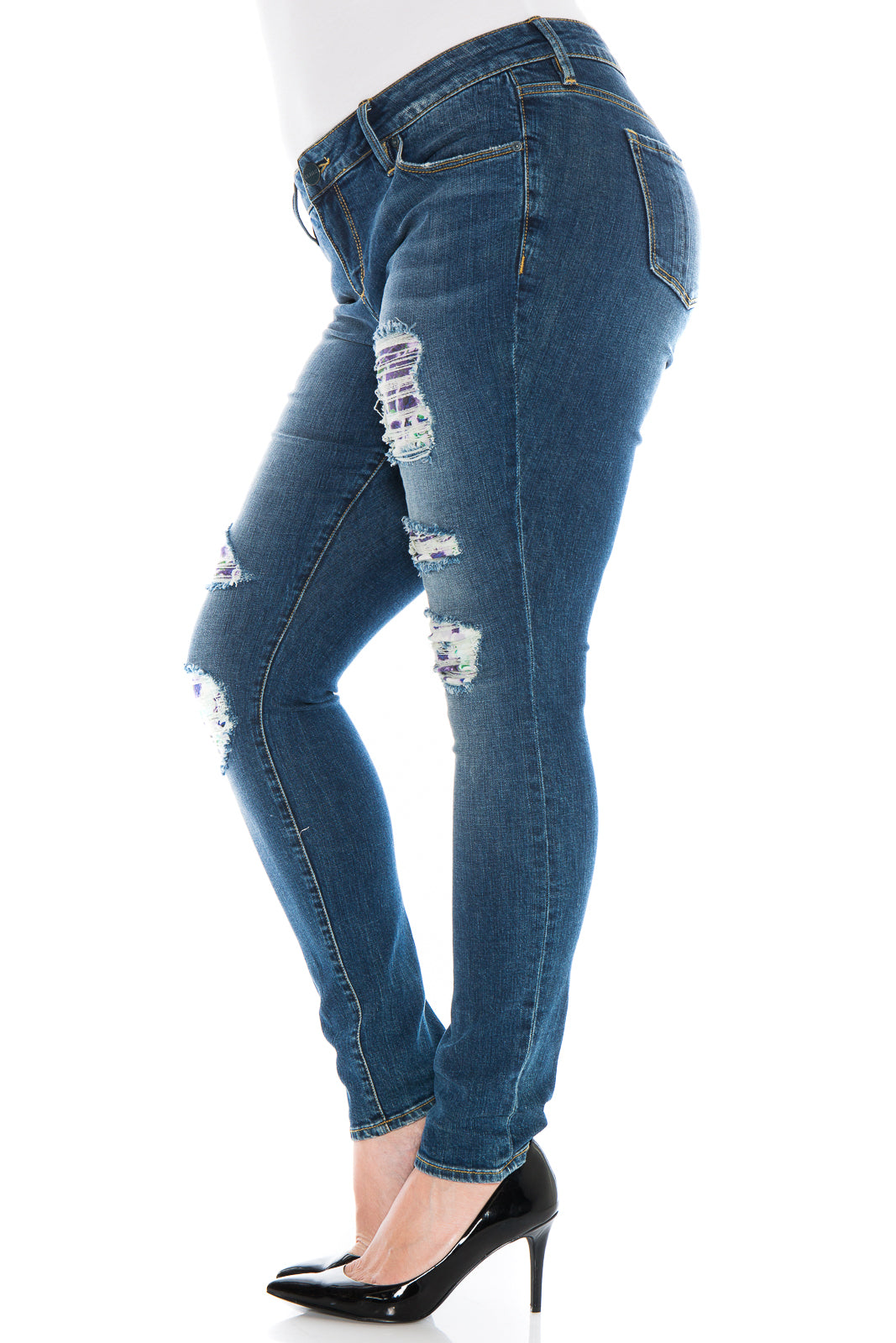 Destroyed Skinny - LILLY - SLINK JEANS