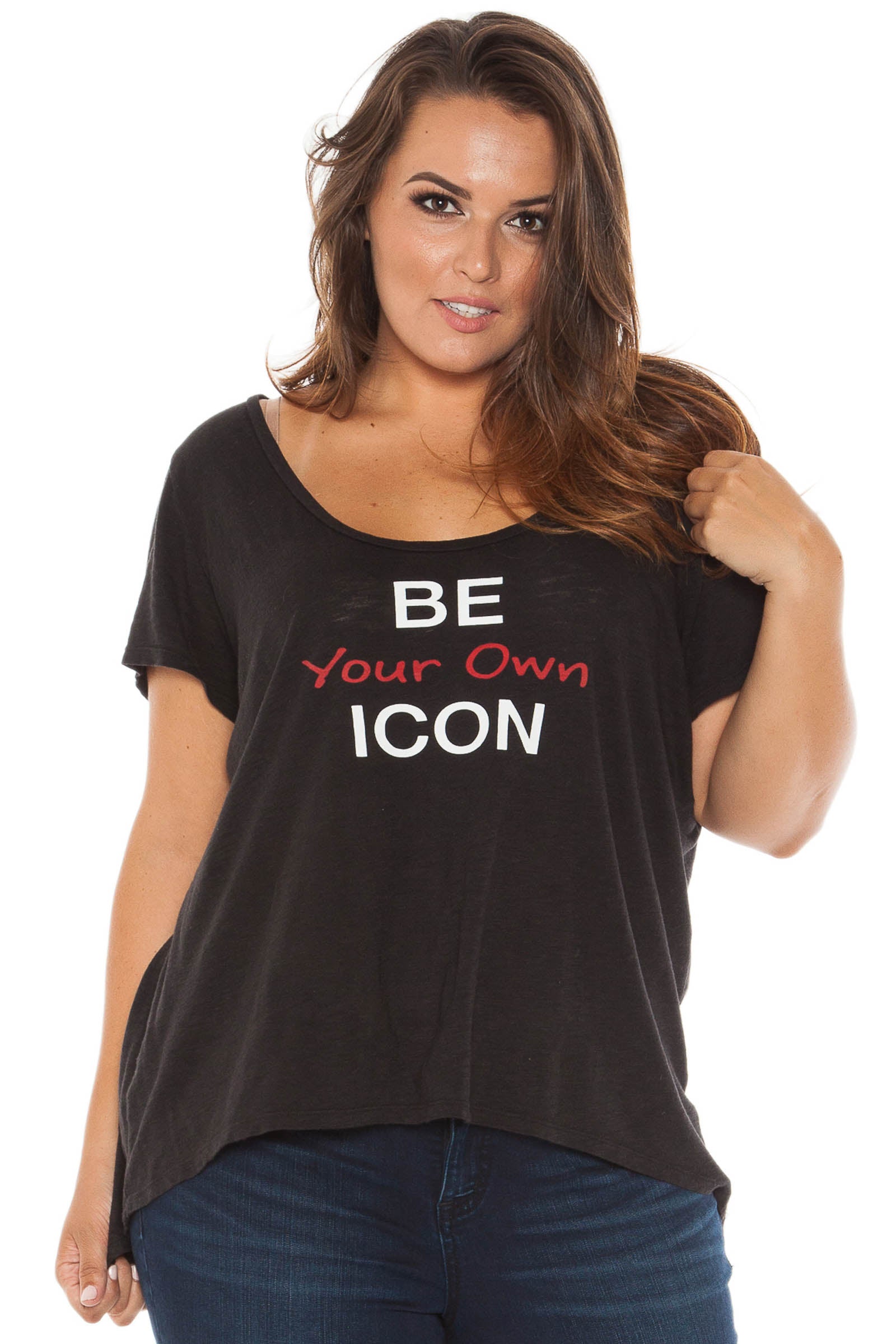 Short Sleeve Tee - BE YOUR OWN ICON - SLINK JEANS