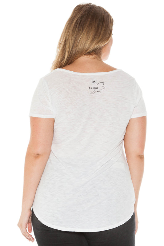 Short Sleeve Tee - BEAUTY IS HOW - SLINK JEANS