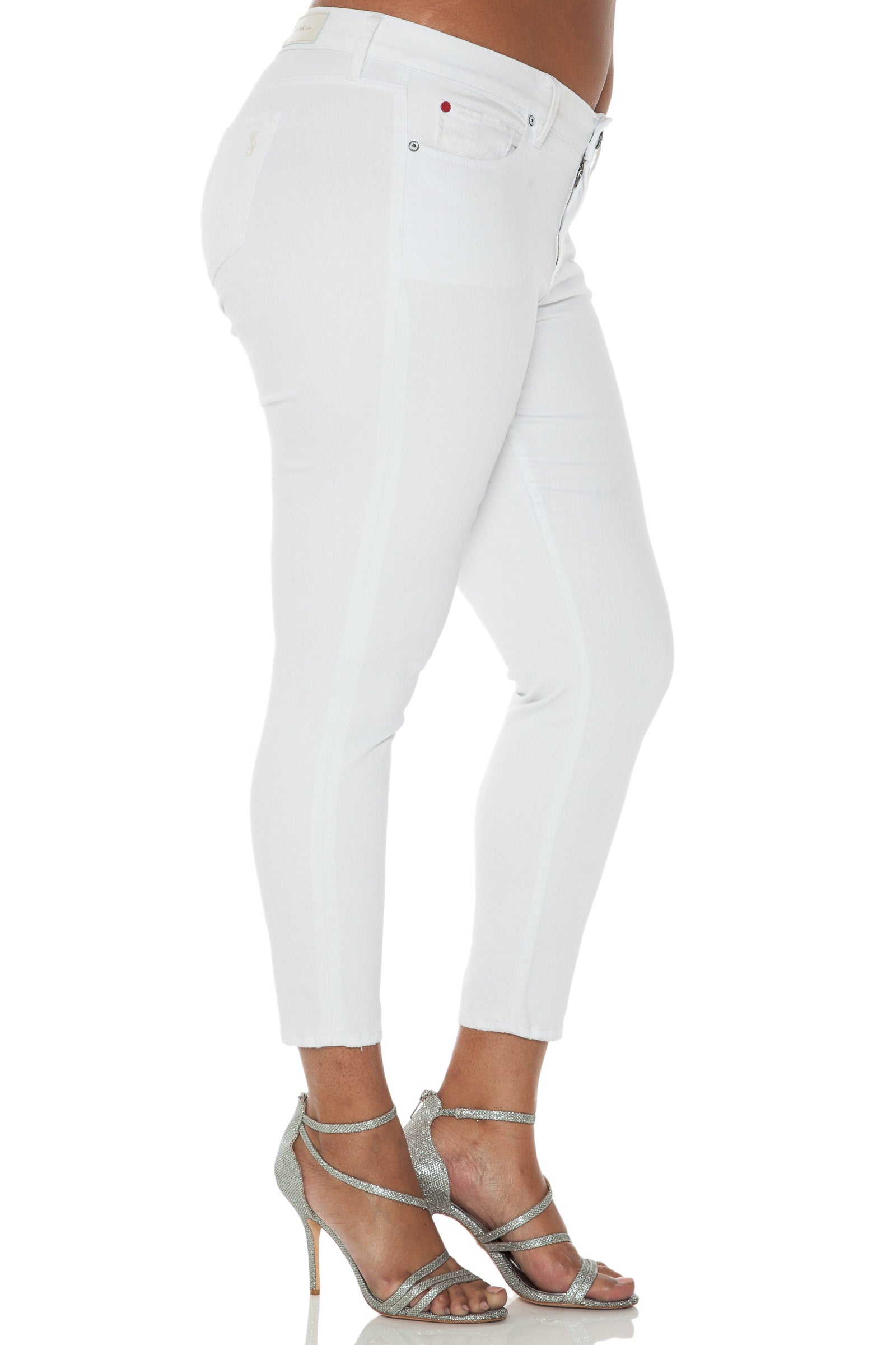 Ankle Slim - OPTICAL WHITE - SLINK JEANS