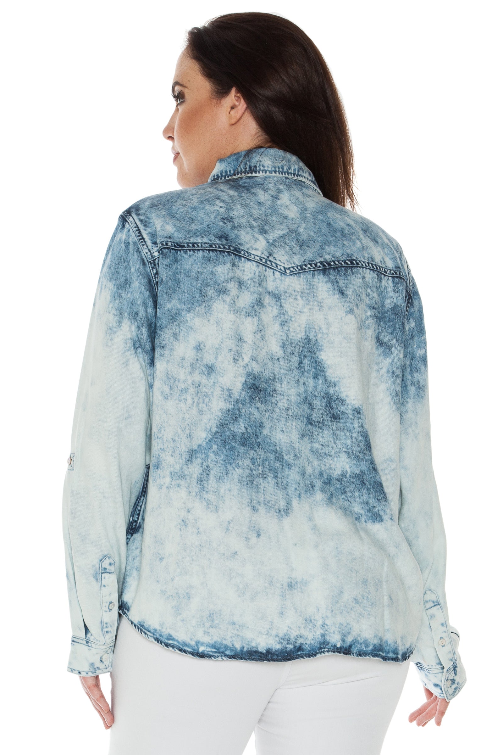 Western Denim Shirt - SLINK JEANS