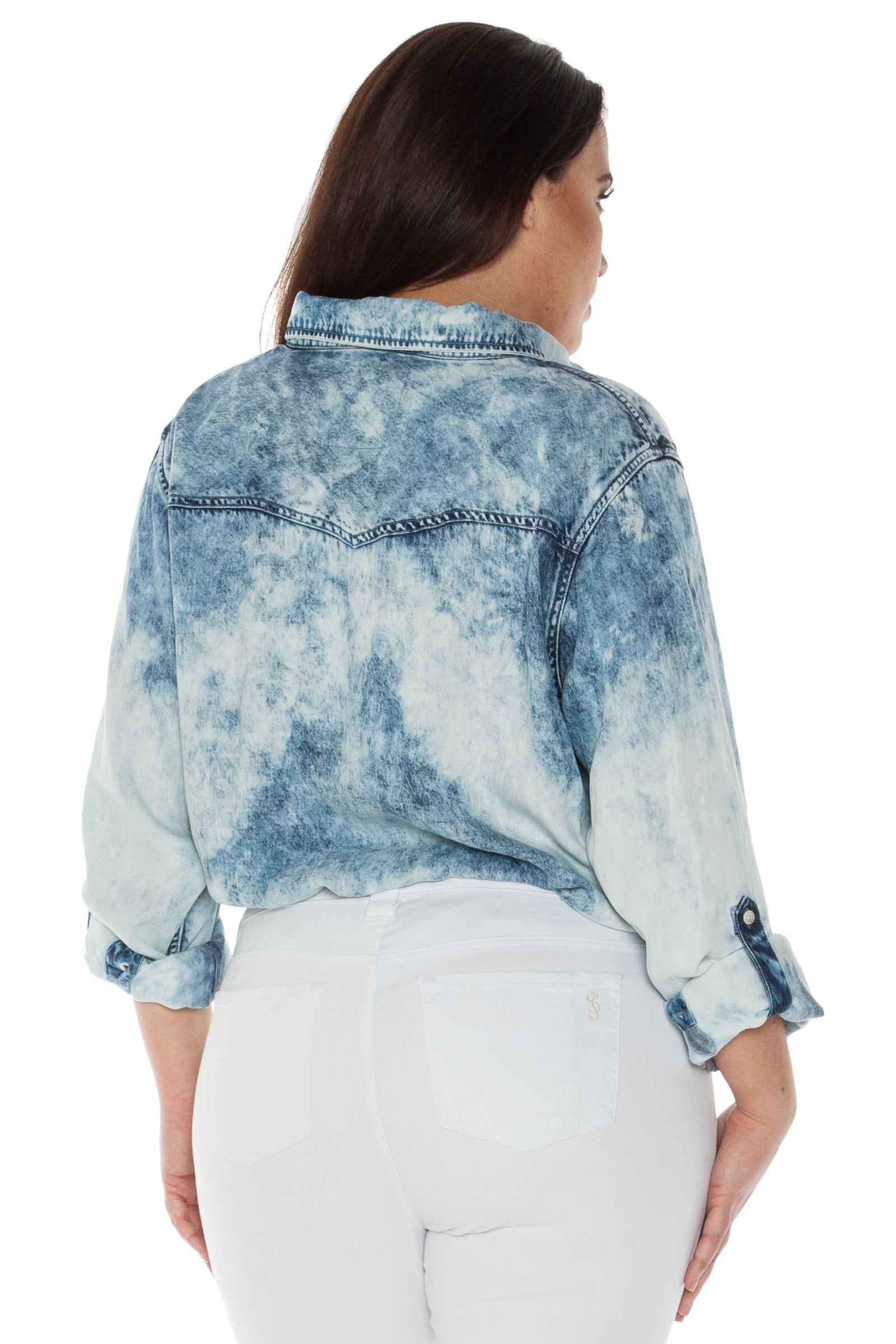 Western Denim Shirt - SLINK JEANS