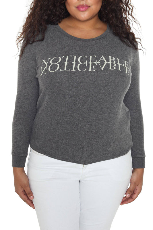 Crew Neck Sweater - BE NOTICEABLE - SLINK JEANS