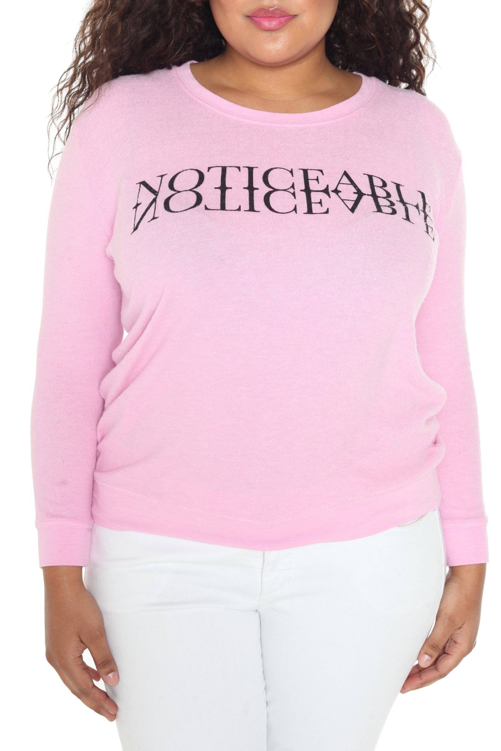 Crew Neck Sweater - BE NOTICEABLE - SLINK JEANS