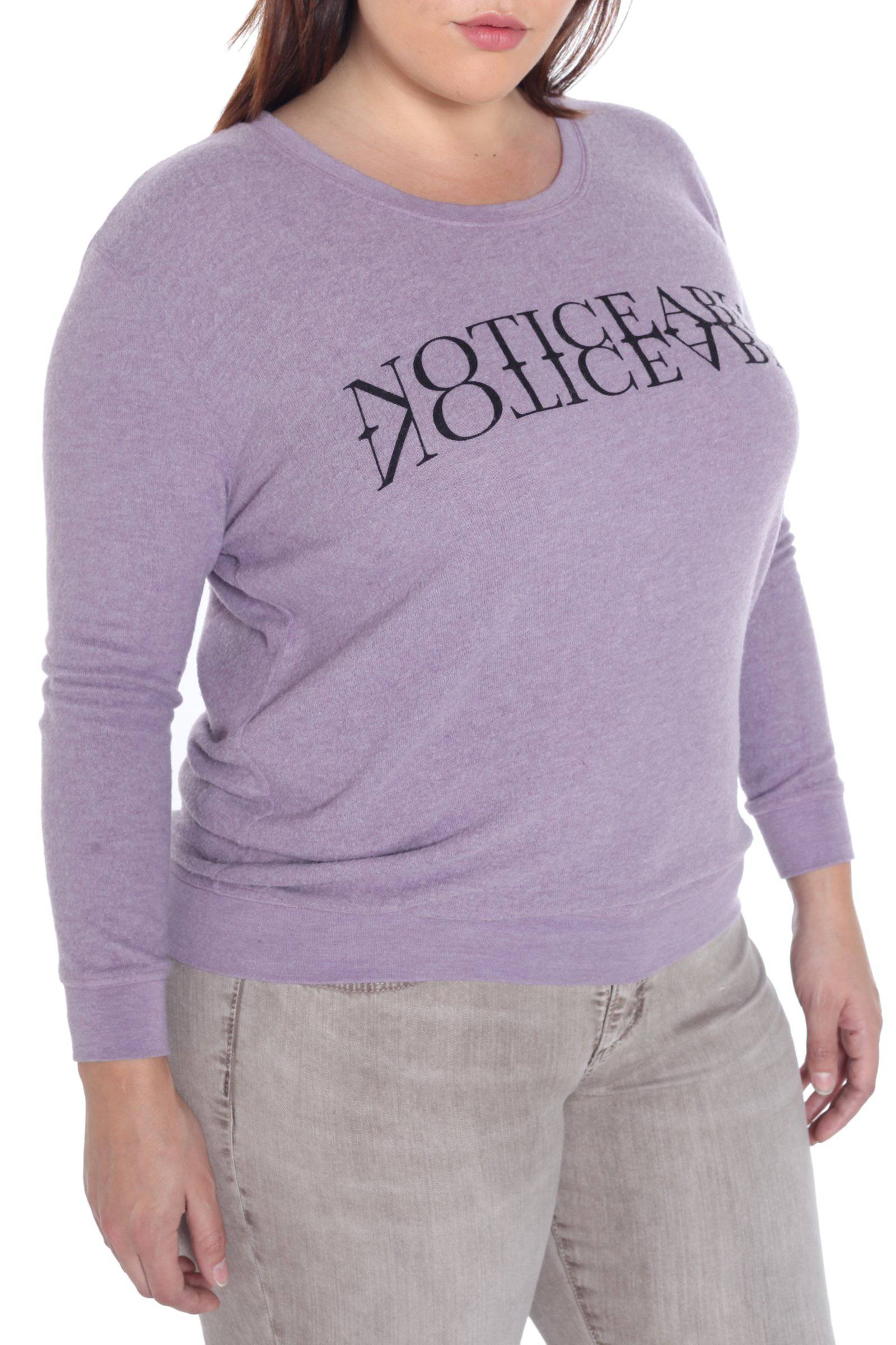 Crew Neck Sweater - BE NOTICEABLE - SLINK JEANS